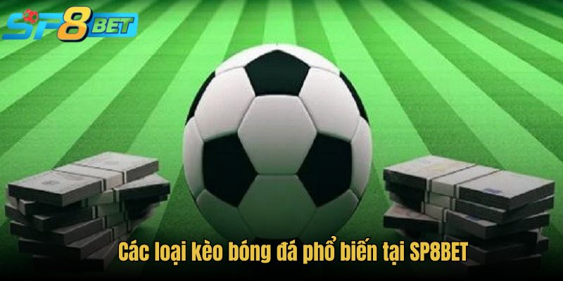 Các loại kèo bóng đá phổ biến tại SP8BET