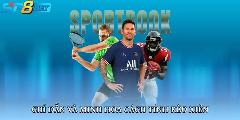 Chỉ dẫn và minh hoạ cách tính kèo xiên 