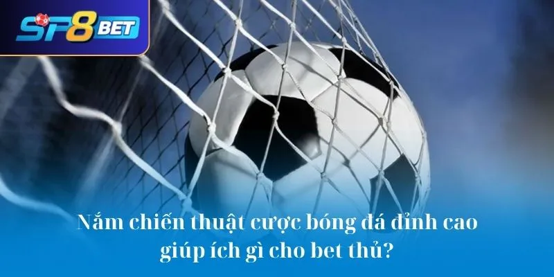 Nắm chiến thuật cược bóng đá đỉnh cao giúp ích gì cho bet thủ?