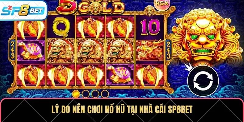 Lý do nên chơi nổ hũ tại nhà cái SP8BET